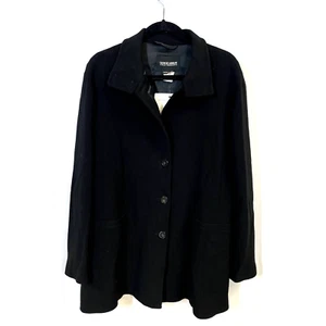 GIORGIO ARMANI Single Breasted Wool Formal Business Blazer Coat Black Size L - Picture 1 of 8