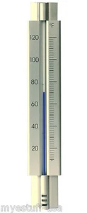 Wandthermometer Aluminium Silber 11,75 Zoll - Bild 1 von 1