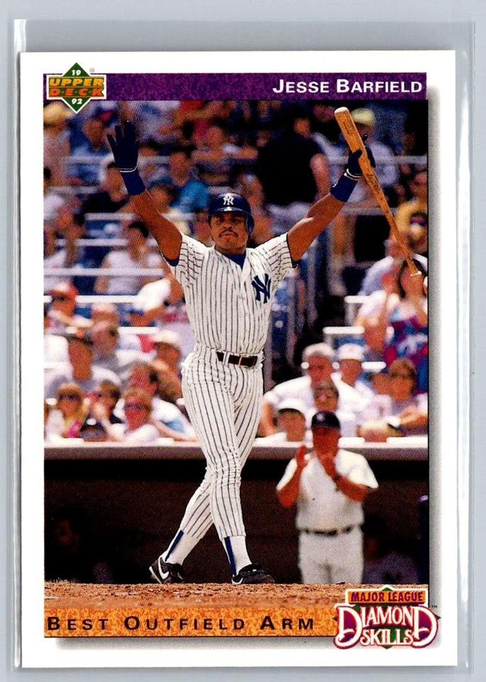 1992 Upper Deck - #644 Jesse Barfield - Image 1 of 2