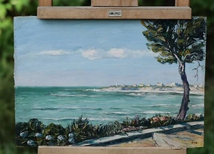Jiva (1907 - 1974) Biarritz, le port des pêcheurs? escena costera de Biarritz - Imagen 1 de 7