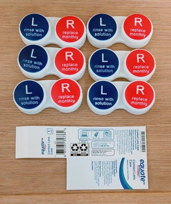 Estuches para lentes de contacto EQUATE 6 piezas Foto 1 de 4