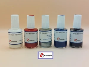 For Mitsubishi Auto Touch up Paint Bottle with Brush for Scratches and Chips - Picture 1 of 6