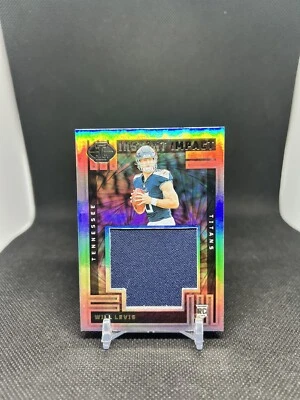 2023 Panini Illusions Instant Impact Patch Will Levis RC Tennessee Titans - Image 1 of 2