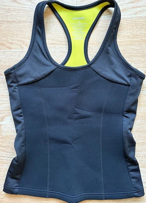 ZAGGORA Size‎ Medium M Celu-Lite Technology Neoprene Tank Top Shirt Black Yellow - Image 1 of 2