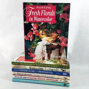 Lot of 7 North Light Watson Guptill Watercolor Instruction Hardcovers EXCELLENT - Picture 1 of 12