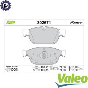 BRAKE PAD SET DISC BRAKE 302671 FOR VOLVO V40/Cross/Country XC90/II V90 S90 2.5L - Picture 1 of 8