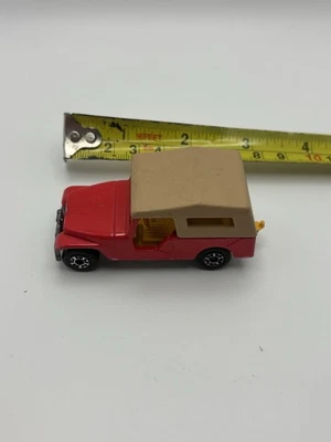 Matchbox Superfast #53 Jeep CJ6 Red Vintage Collectible Toy Truck - Image 1 of 4