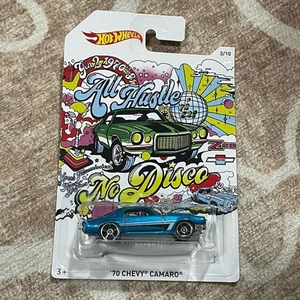 Hot Wheels All Hustle No Disco (2017) blau '70 Chevy Camaro Spielzeugauto 3/10 A101 - Bild 1 von 2