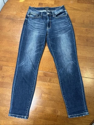 Judy Blue Jeans Women’s Size 25 Boyfriend Fit Blue Denim Stretch Waist - Image 1 of 4