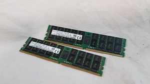 Hynix 64GB KIT (2X 32GB) 4Rx4 DDR4 PC4-2133P REG ECC Server Ram - Photo 1/11