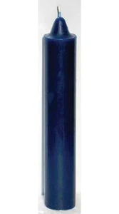 9" blaue Stumpenkerze - Heil-, Friedens- & spirituelle Ritualkerze - Bild 1 von 1
