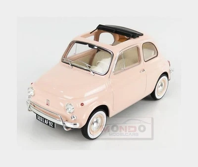 1:18 NOREV Fiat 500L Open Roof 1968 Pink NV187774 Model - Image 1 of 2