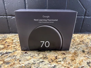 Google Nest Learning Thermostat (4th gen) w/ Nest Temperature Sensor (2nd gen) - Picture 1 of 3