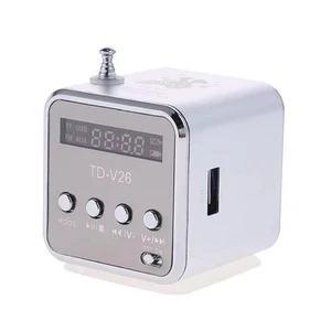 TD-V26 Portable Sound Speaker Support TF Card FM Radio AUX Stereo Music6746 - Foto 1 di 8