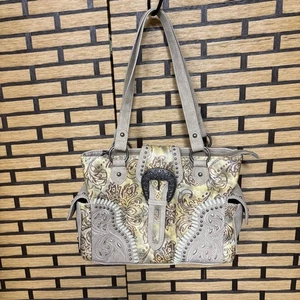 Montana West Tan Western Style Conceal Carry Shoulder Bag - Picture 1 of 7