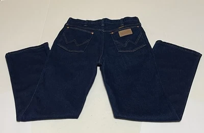 Pantalones de mezclilla de colección Wrangler 947STR para hombre etiqueta 32x30 (30x28) azul Western Wear Stretc Foto 1 de 4