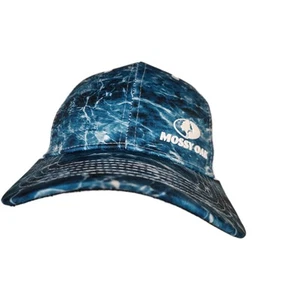 Cappello berretto camionista muschio rovere uomo blu bianco regolabile snapback ventilato usato - Foto 1 di 18