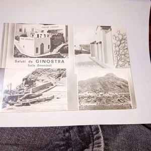 GINOSTRA ISOLA STROMBOLI MESSINA SALUTI DA..VIAGGIATA - Foto 1 di 1