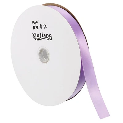 0.79" 100 Yards Satin Schleife Doppelseitige für DIY Verpackung Dekor Violet - Bild 1 von 4