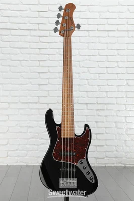 Sadowsky MetroExpress 21-fret Vintage JJ Bass, 5-string - Black High Polish - Image 1 of 4