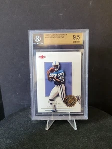 Fleer Authority Reggie Wayne 2001 #111 graduado Beckett BGS GEMA COMO NUEVO 9,5 - Imagen 1 de 2