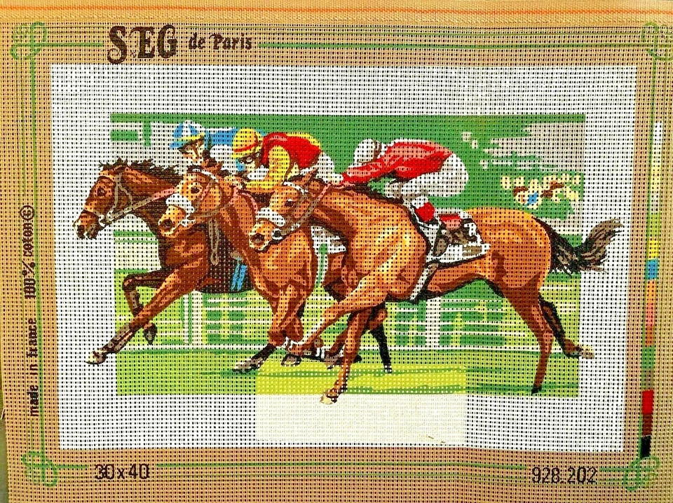 @@@***SUPERBE CANEVAS NEUF DE SEG AVEC REF- 40X30CM***@@@ - Photo 1/1