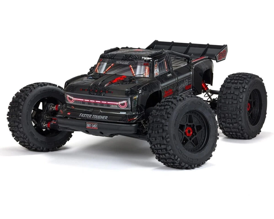 Arrma Outcast 8S BLX EXB Brushless RTR 1/5 4WD Stunt Truck - Black (ARA5810V2T1)
