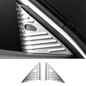 Cubierta triángulo delantero pilar acero inoxidable plateado para Nissan Altima 2019-2023 - Imagen 1 de 6