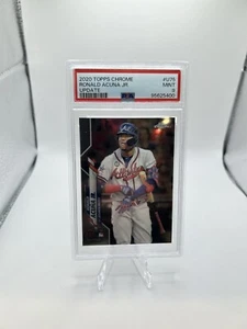 2020 Topps Chrome Update Ronald Acuna Jr ASG #U-75 Atlanta Braves PSA 9 - Bild 1 von 2