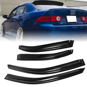 For 2004-2008 Acura TSX Sedan Window Visors Vent Sun Shade Rain Guards Deflector - Picture 1 of 14