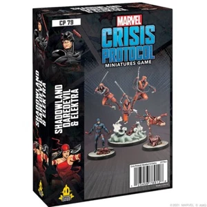 CP 79 SHADOWLAND DAREDEVIL AND ELEKTRA | Marvel Crisis Protocol Miniatures - Picture 1 of 2
