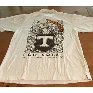 Caja de prensa Tennessee Volunteers para hombre talla 2 XL polo beige naranja bordado - Imagen 1 de 10