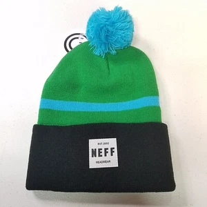 Cappello NEFF Lawrence Pom Beanie adulto taglia unica - Foto 1 di 4