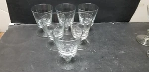 6 VTG LIBBEY GEORGIAN OLD FASHION ROCKS FTD GLASSES 4 1/4" - Picture 1 of 7