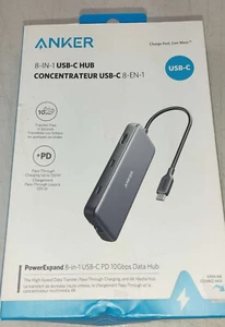 🔥🔥 Anker Power Expand 8-in-1 USB-C PD 10Gbps Data Hub / A8383 - Picture 1 of 2