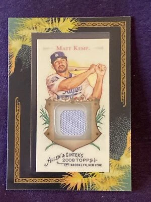 Allen & Ginter 2008 Mini Framed Relic Jersey Matt Kemp - Image 1 of 2