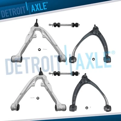 Brazos de control delanteros barras estabilizadoras 6 piezas para Chevy Silverado Sierra Yukon XL 1500 Tahoe Foto 1 de 4