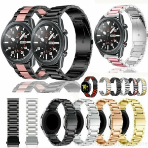Stainless Steel Strap Watch Metal Wrist band For Samsung Galaxy Watch 3 41/45mm - Picture 1 of 21