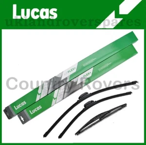 SUZUKI IGNIS WIPER BLADES 2016 Onward LUCAS 21" &19" FRONT + 12" QUALITY REAR - Picture 1 of 11