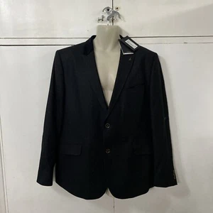 Ted Baker Wool Nep Blazer Size 3xl Black BNWT RRP £250.00 - Picture 1 of 15