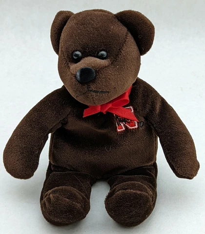 Nebraska Cornhuskers Brown Teddy Bear Husker Pride Plush 9" Cover