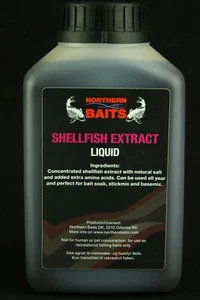 Northern Baits Shellfish Extract 500ML Carp Pêche Self-Made Bouillettes A1139 - Photo 1/1