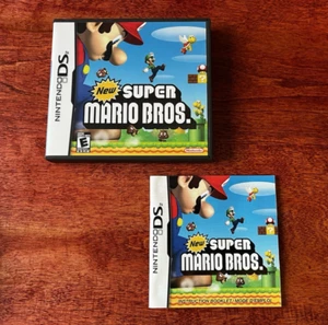 New Super Mario Bros Nintendo DS Authentic ** Game Case & Manual Only ** - Bild 1 von 2