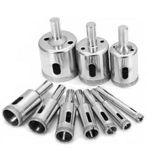3-200mm Diamond Hole Saw Drill Bit Holes Cutter Saw Tile Glass Marble Ceramic - Picture 1 of 83
