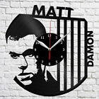 Matt Damon Vinyl Record Wall Clock Home Fan Art Decor 12'' 30 cm 4684