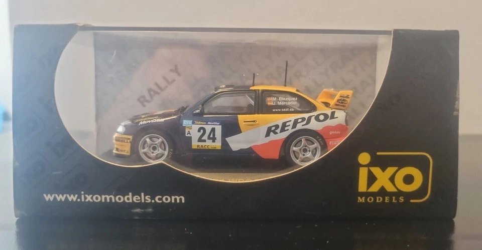 Ixo RAM010 1:43 Seat Cordoba WRC Evo 3 Repsol #24 M.Blasquez 2001 sin exhibir Foto 1 de 4