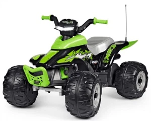 corral t rex 330W 12 V quad peg perego IGOR0100 IGOR0101 green pink verde rosa - Imagen 1 de 12