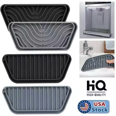 Refrigerator Drip Tray Silicone Reusable Water Dispenser Fridge Drip Catcher Pad - Image 1 of 4