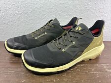 Salomon Outpulse Men's Hiking Shoes, Black/Leek Green 415849 Size 10.5