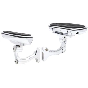 Upgrade Mounting Brackets & Front Footboards For Harley Electra Glide FLHT FLHTC - Picture 1 of 9